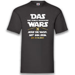 Junggesellenshirts.de Herrenshirt S / Schwarz JGA Shirt Team "Das Wars II"