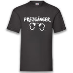 Junggesellenshirts.de Herrenshirt S / Schwarz JGA Shirt Team "Freigänger"