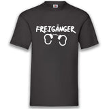Junggesellenshirts.de Herrenshirt S / Schwarz JGA Shirt Team "Freigänger"