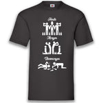 Junggesellenshirts.de Herrenshirt S / Schwarz JGA Shirt Team "Heute, Morgen, Übermorgen"