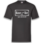 Junggesellenshirts.de Herrenshirt S / Schwarz JGA Shirt Team "Männer Suchen Bier"