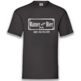 Junggesellenshirts.de Herrenshirt S / Schwarz JGA Shirt Team "Männer Suchen Bier"