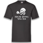 Junggesellenshirts.de Herrenshirt S / Schwarz JGA Shirt Team "Nur Ne Buddel Voll Rum"