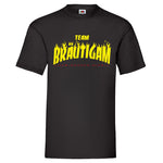 Junggesellenshirts.de Herrenshirt S / Schwarz JGA Shirt Team "Skateboard"