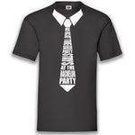 Junggesellenshirts.de Herrenshirt S / Schwarz JGA Shirt Team "Suit Up"