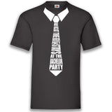 Junggesellenshirts.de Herrenshirt S / Schwarz JGA Shirt Team "Suit Up"