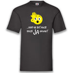 Junggesellenshirts.de Herrenshirt S / Schwarz JGA Shirt Team "Und Er Hat Auch Noch Ja Gesagt"