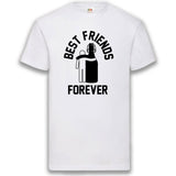 Junggesellenshirts.de Herrenshirt S / Weiß JGA Shirt "BFF"