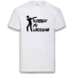 Junggesellenshirts.de Herrenshirt S / Weiß JGA Shirt Bräutigam "Dabbin' My Wedding"