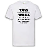Junggesellenshirts.de Herrenshirt S / Weiß JGA Shirt Bräutigam "Das Wars II"