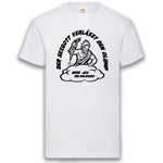 Junggesellenshirts.de Herrenshirt S / Weiß JGA Shirt Bräutigam "Der Sexgott Verlässt Den Olymp"