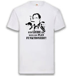 Junggesellenshirts.de Herrenshirt S / Weiß JGA Shirt Bräutigam "Hannibal B-Team"