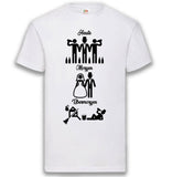 Junggesellenshirts.de Herrenshirt S / Weiß JGA Shirt Bräutigam "Heute, Morgen, Übermorgen"