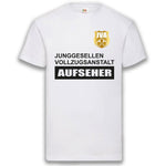 Junggesellenshirts.de Herrenshirt S / Weiß JGA Shirt "JVA Aufseher"