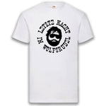 Junggesellenshirts.de Herrenshirt S / Weiß JGA Shirt "Letzte Nacht Im Wolfsrudel"