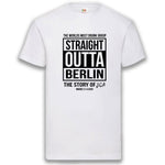 Junggesellenshirts.de Herrenshirt S / Weiß JGA Shirt "Straight Outta"
