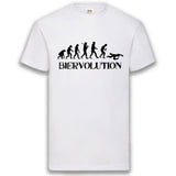 Junggesellenshirts.de Herrenshirt S / Weiß JGA Shirt Team "Biervolution"