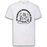 Junggesellenshirts.de Herrenshirt S / Weiß JGA Shirt Team "Die Halbgötter Übernehmen Die Macht"