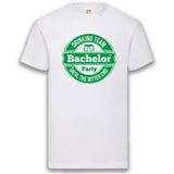 Junggesellenshirts.de Herrenshirt S / Weiß JGA Shirt Team "Drinking Team Beer"