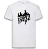 Junggesellenshirts.de Herrenshirt S / Weiß JGA Shirt Team "Drinking Team"