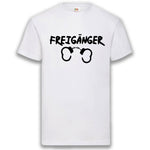 Junggesellenshirts.de Herrenshirt S / Weiß JGA Shirt Team "Freigänger"