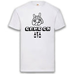 Junggesellenshirts.de Herrenshirt S / Weiß JGA Shirt Team "Game On 2"