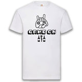 Junggesellenshirts.de Herrenshirt S / Weiß JGA Shirt Team "Game On 2"