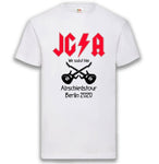 Junggesellenshirts.de Herrenshirt S / Weiß JGA Shirt Team "JGA Rock Abschiedstour"