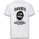 Junggesellenshirts.de Herrenshirt S / Weiß JGA Shirt Team "Letzte Nacht im Wolfsrudel"