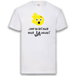 Junggesellenshirts.de Herrenshirt S / Weiß JGA Shirt Team "Und Er Hat Auch Noch Ja Gesagt"