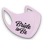 Junggesellenshirts.de Masken Rosa Maske BW 3 Farben "Bride To Be"