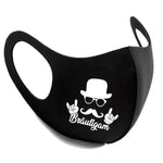Junggesellenshirts.de Masken Schwarz Maske BW 3 Farben "Bräutigam"