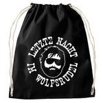 Junggesellenshirts.de Stuff Bag JGA Stuff Bag "Letzte Nacht Im Wolfsrudel"