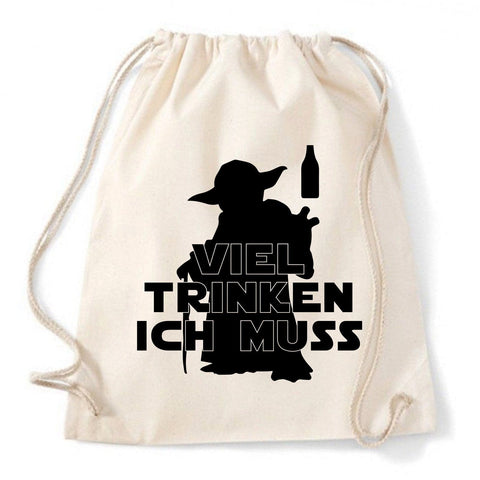 Junggesellenshirts.de Stuff Bag JGA Stuff Bag "Viel Trinken Ich Muss"