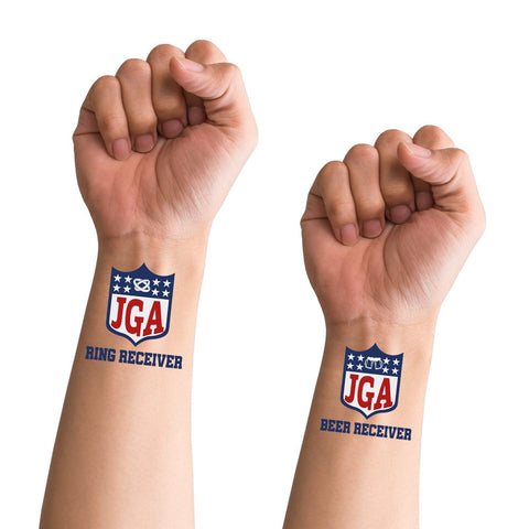 Junggesellenshirts.de Tattoo Ring Receiver / Beer Receiver Tattoo