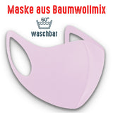 Maske BW rosa "Plain" - Junggesellenshirts.de